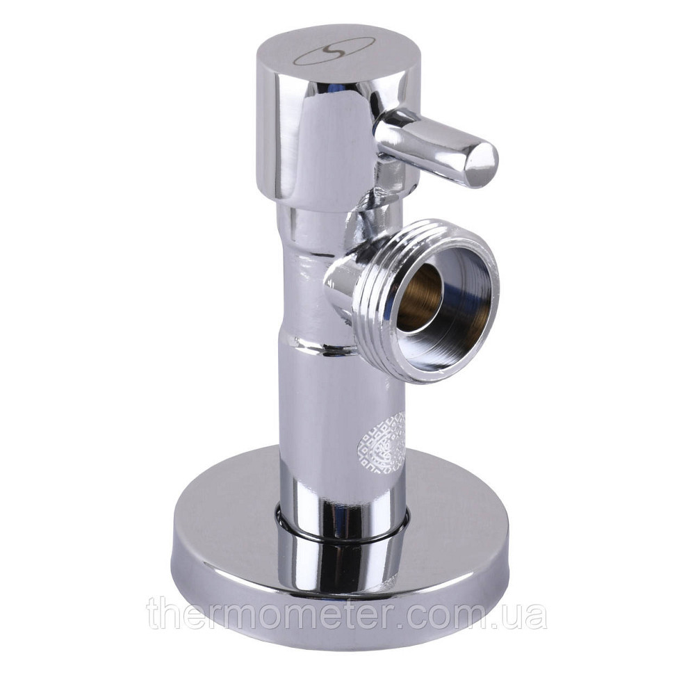 Кран полуоборотный угловой SOLOMON 1/2″х1/2″ Lazer 7076 ( 2 ШТ) Киев - изображение 2
