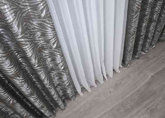 Шторная ткань жаккард 