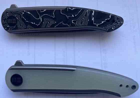 Складной нож We Knife Smooth Sentinel Aluminum. Харьков