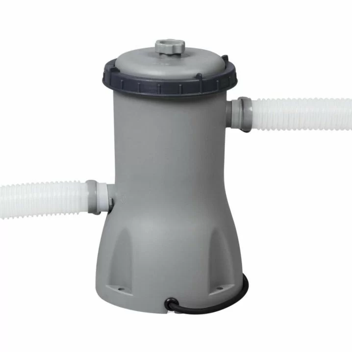 Басейн нyадувний круглий (BestWay) Swing pools 5.5 м х 1.22 м зі сходами та фільтром Київ - фото 3