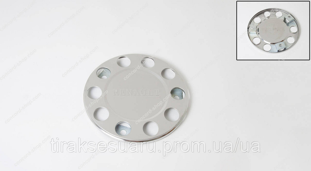 Ковпак колеса RENAULT передній 22.5 корона. хром Ковпак колеса корона передній 22.5 (хром) Луцьк - фото 1