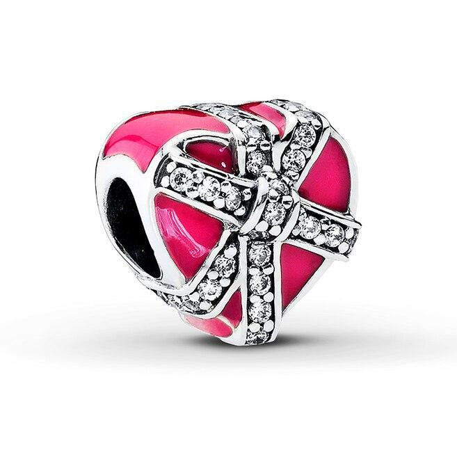 Срібна намистина Пандора  "Подарунок кохання" 792047CZ MasterSem Київ - фото 1