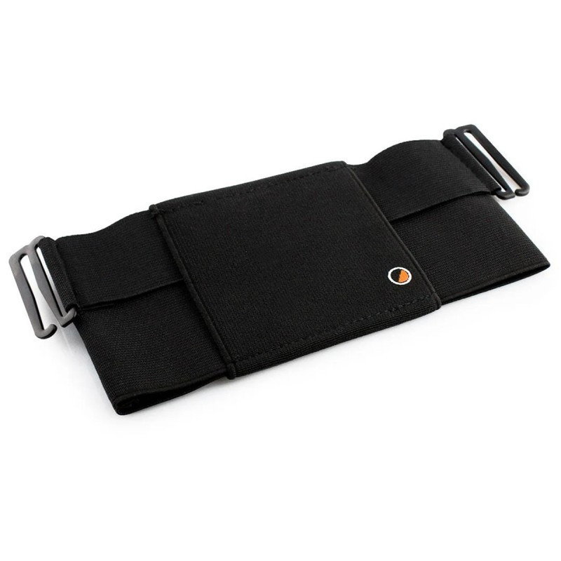 Сумка-бананка на пояс для документів, грошей, телефону (чорна) | Поясна містка сумка 16х8 см Одеса - фото 4