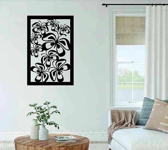 Декоративне настінне 3D Панно «Метелики» Декор на стіну з об'ємом Київ