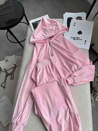 Женский стильный прогулочный костюм двойка: кофта и штаны в спортивном стиле велюр Барби, 42/44 Одесса