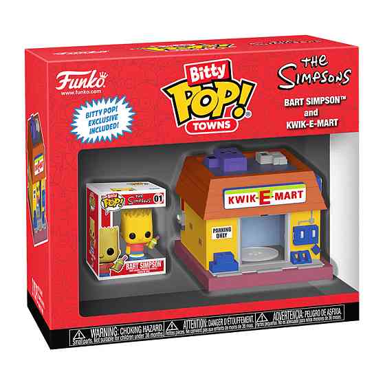 Набір фігурок Bitty Pop! Town - Барт Сімпсон і Квікі-Март Дніпро