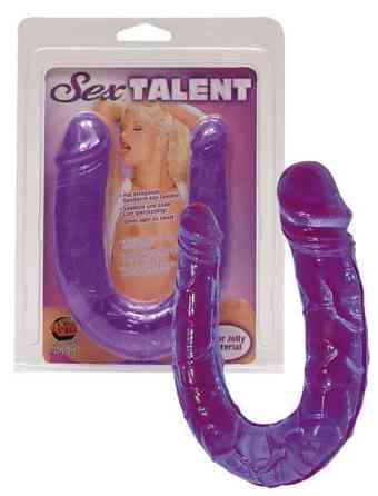 Фалоімітатор подвійний SEX TALENT (фіолет.) Sex Aura Київ