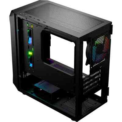 Корпус Logic concept PORTOS MESH+GLASS ARGB fans 3x120mm BLACK (AM-PORTOS-10-0000000-0002) Винница