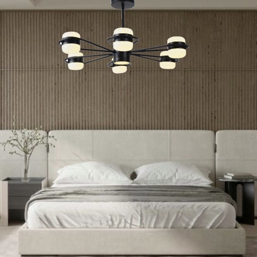 SIRIUS Люстра світлодіодна акрилова Sirius B N4557/6 BK Київ - фото 7