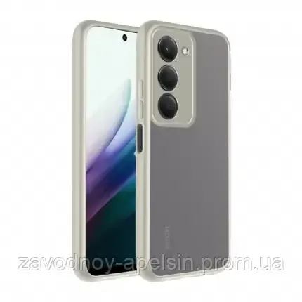 Xiaomi Redmi 15 5G Чехол матовый TPU+PC (серый) Одесса