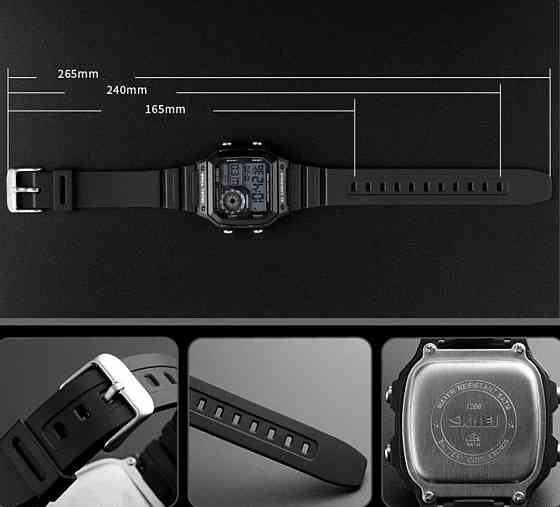 Часы мужские водостойкие тактические Skmei Arizona Черный Винница