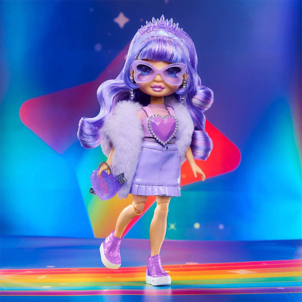 Ігровий набір з лялькою Rainbow High серії Creative Crystals - Віолетта Дніпро - фото 2