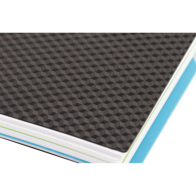 Блокнот Optima A4 Adamant пластиковая обложка, с разделителями и перфорацией, 120 листов, клетка черный (O20843-01) Винница - изображение 6