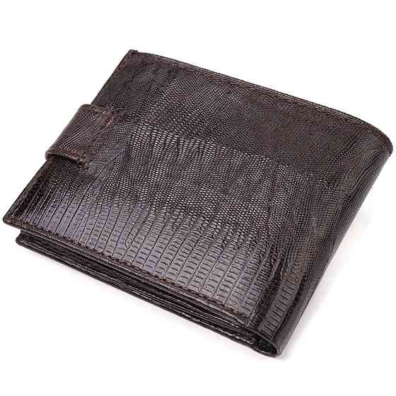 Невеликий чоловічий гаманець із натуральної фактурної шкіри CANPELLINI 21507 Коричневий Київ