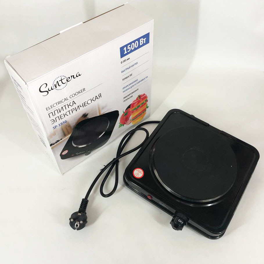 Плита підлогова потужна Suntera, Електрична плита для приготування їжі, Міні електроплита CE-49 Львів - фото 3