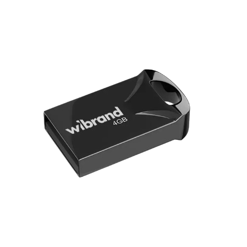 Флешка 4Гб USB 2.0 чорна Hawk Wibrand Житомир