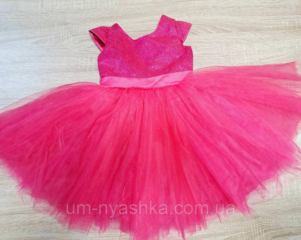 Нарядное малиновое платье на девочку на 3 года Кривой Рог - изображение 2