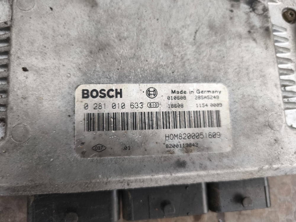 Блок керування двигуном Opel Vivaro 1.9 DCI 2001-2006 (0281010633) Ковель - фото 4