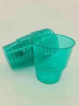 Стакан 200 мл склоподібний, зелений уп./25 штук Харків