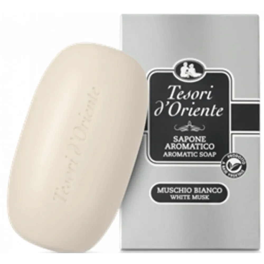 Парфумерне тверде крем-мило Tesori d'Oriente Muschio Bianco Білий Мускус 150 г Львів - фото 1