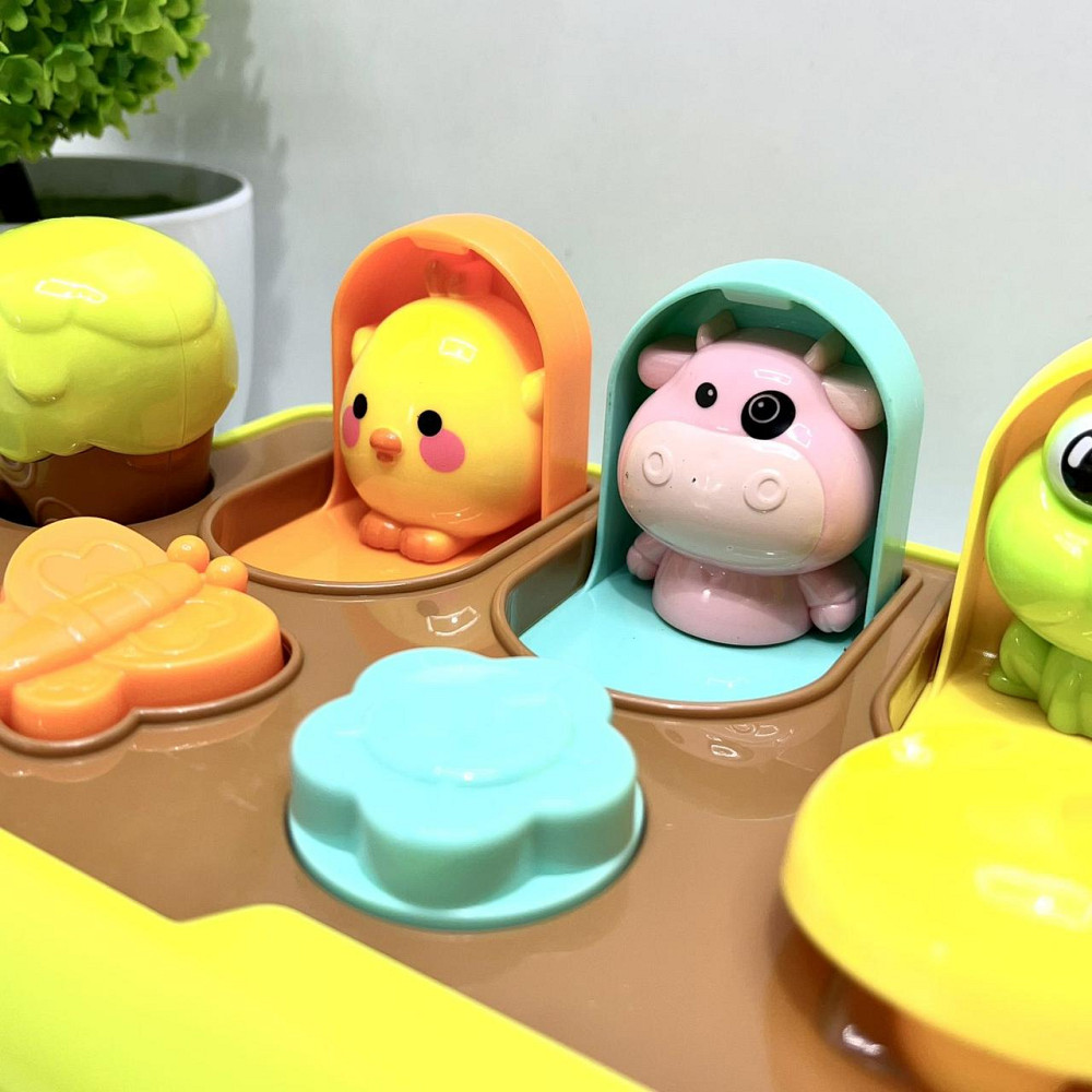 Розвиваюча гра Весела ферма 4 кнопки 4 тварини свисток (YL 369) Чернігів - фото 8