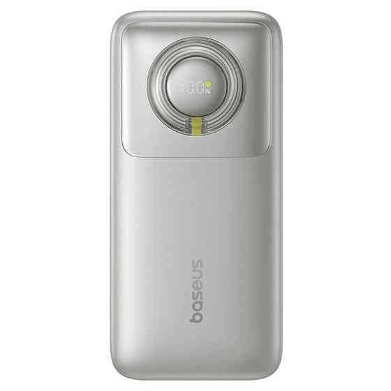 Зовнішній акумулятор Baseus Free2Pull Power Bank with Retractable Cable 20000mAh 65W Lunar gray Київ