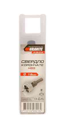 GRANITE Свердло корончасте GRANITE HSS 18 мм 6-08-018 Київ