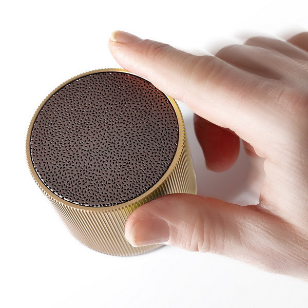 Портативний динамік Lexon Fine Speaker світле золото Рівне - фото 4