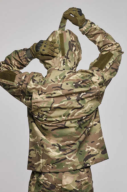 Тактична літня куртка чоловіча мультикам ріп стоп штурмова вітрозахисна куртка весна літо осінь Львів - фото 5