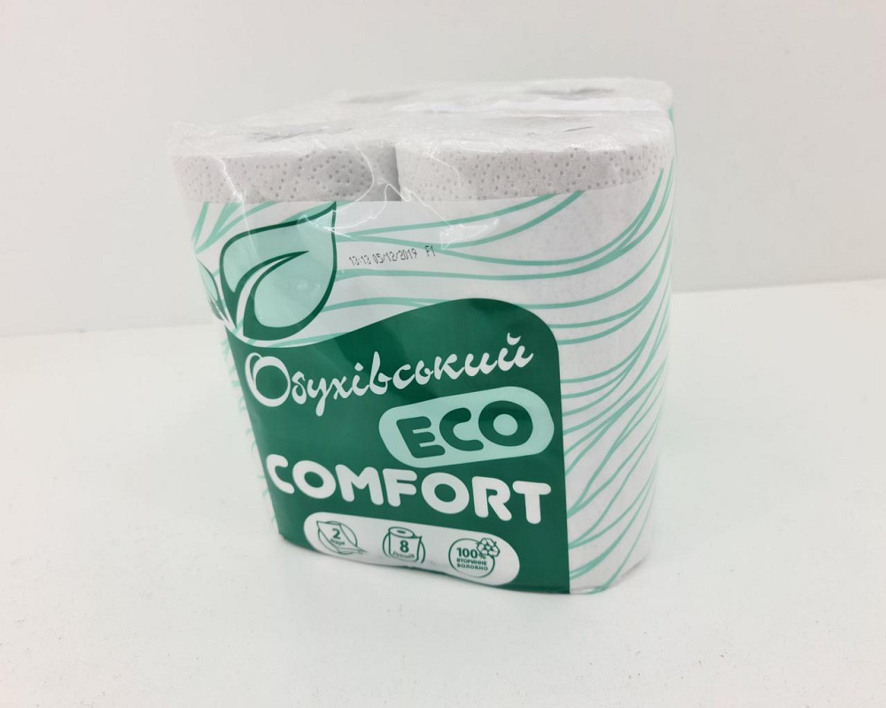 Туалетная бумага макулатурная(а8) ОБУХОВСКАЯ (1 пачка) Харьков - изображение 3
