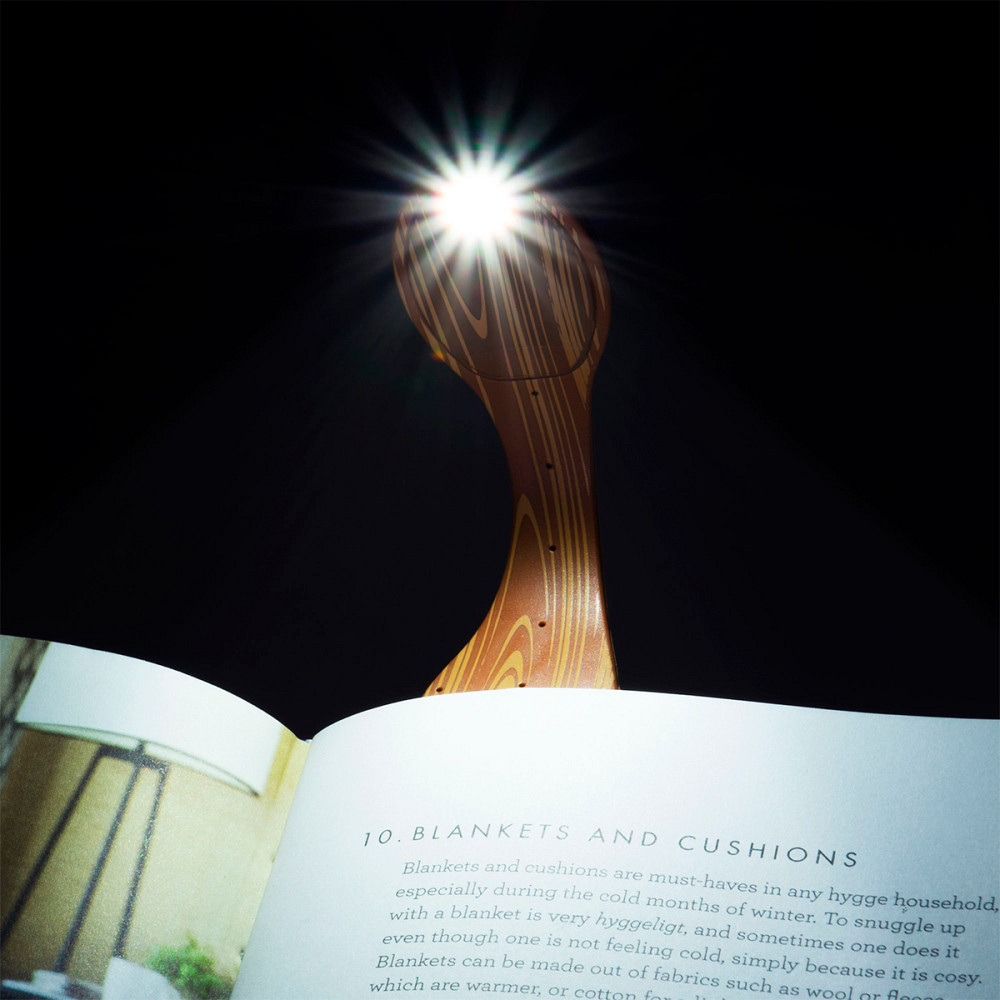 Закладка-ліхтарик Flexilight - Деревина Дніпро - фото 6