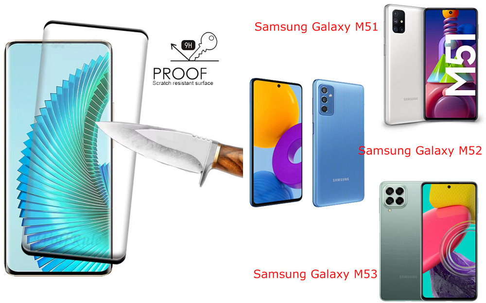 Захисне скло HyperGlass Pro для Samsung Galaxy M51, Galaxy M52, Galaxy M53 – максимальна чутливість та захист Київ - фото 1