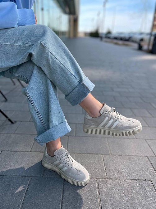 Кеды женские M.KRAFT бежевые натуральная замша размер 37-40 (21408/3) Коломия - фото 6