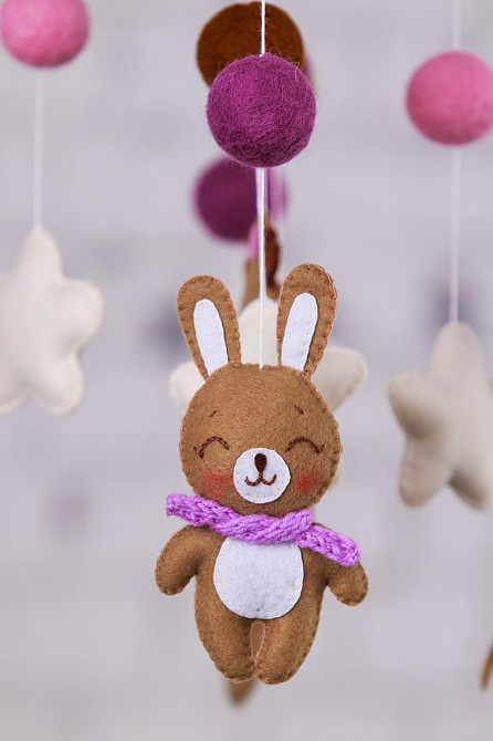 Музичний мобіль WoolyFox «Лавандові сни» з 35 мелодіями Київ - фото 3