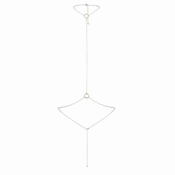 Цепочка на шею и пояс Bijoux Indiscrets Magnifique I Body Chain - sILVER, украшение на тело Sex Aura Киев