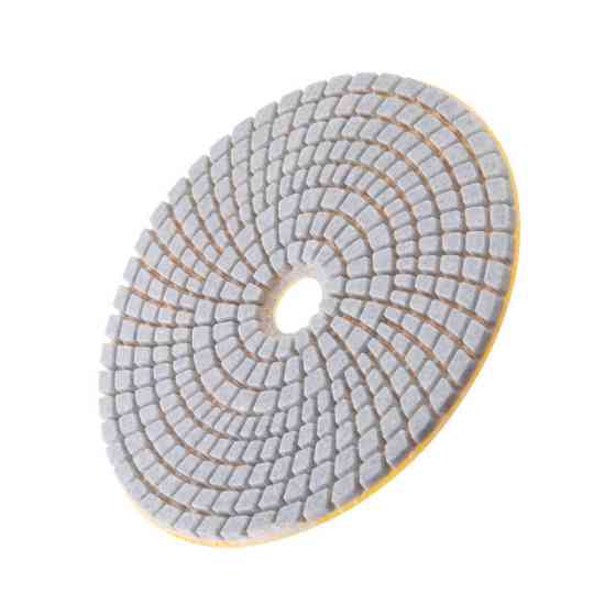 Окружность алмазная шлифовальная, гибкая на липучке 125 мм P120. INTERTOOL BT-0928 Киев