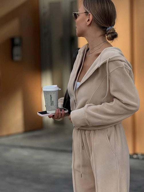 Женский теплый базовый костюм двойка из дабл флиса Одесса - изображение 2