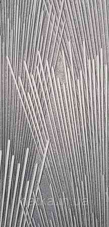 Обои виниловые на флизелине Sintra Adria метровые абстракция полоски фейерверк структурные 3д темно серые белые Киев