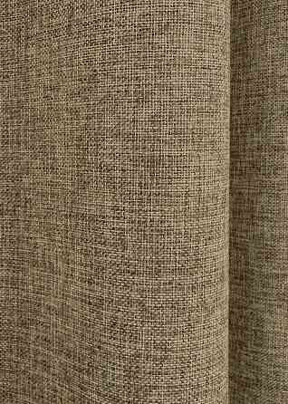 Однотонна тканина "Льон мішковина" висота 2,8м колір мигдальний 1768ш Київ