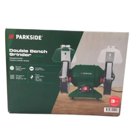 Parkside PDOS 200 C2 — Точильний шліфувальний станок 350 Вт з двома кругами Київ
