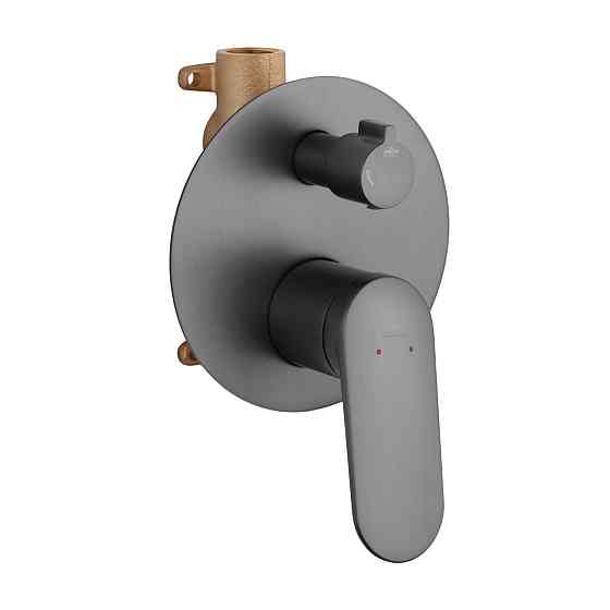 Смеситель скрытого монтажа для душа Kroner Element 211337-5301 графит Киев