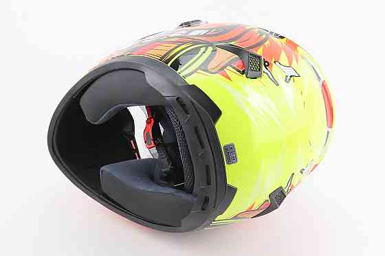 Шолом інтеграл, закритий+окуляри BLD-М61 М (57-58см), ЖОВТО-ПОМАРАНЧЕВИЙ "Buffalo" Київ