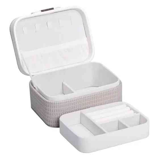 Yiwu Скринька для прикрас з еко шкіри 15.5×11.5×8.5 ​​органайзер для ювелірних виробів HP-5-37B Коломыя