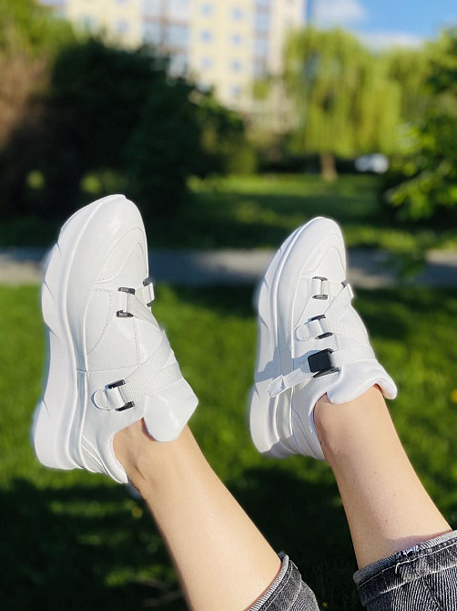 Abbi Кросівки жіночі ABBI CORI-02 білі (весна-осінь, шкіра натуральна) (3511) лише 39р.40р. Коломия - фото 5