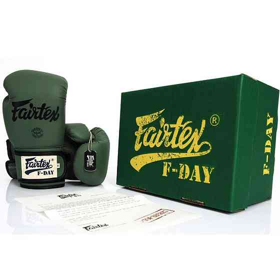 Боксерські рукавиці Fairtex BGV11 Green 16 унцій (бинти в комплекті) Кам'янське