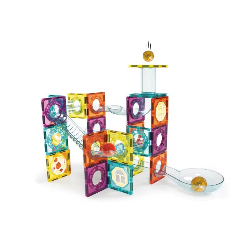 Конструктор магнітний лабіринт на 56 деталей різнокольоровий Київ - фото 2