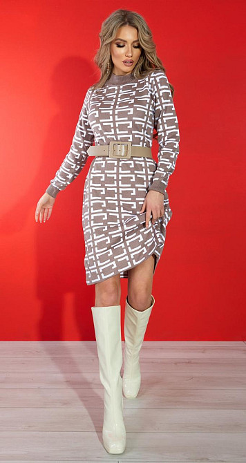 Вязанное платье гольф (42) Киев - изображение 5