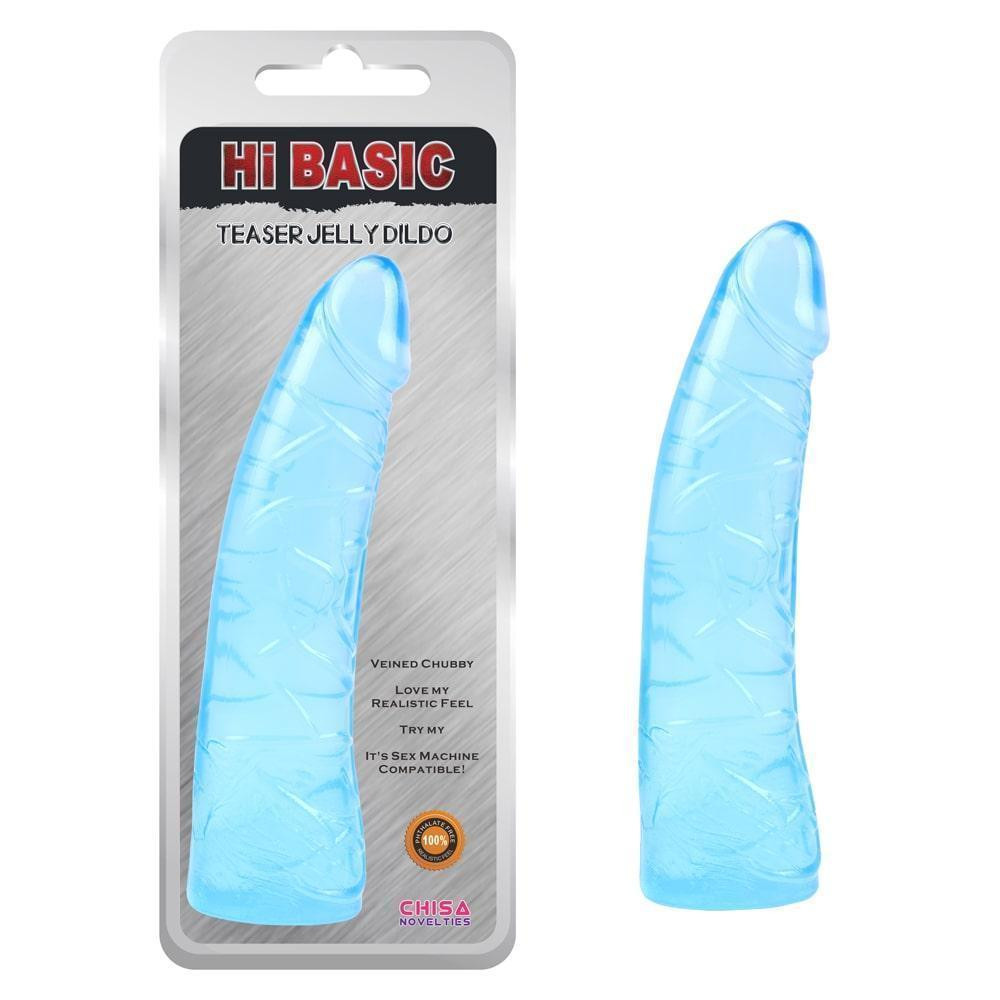Фаллоимтатор реалистичный Chisa Teaser Jelly Dildo голубой, 18.6 х 4 см Sex Aura Киев - изображение 1