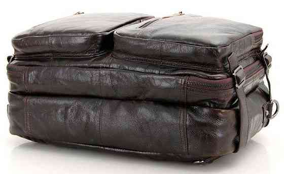 Сумка чоловіча Vintage 14106 трансформер Коричнева Київ