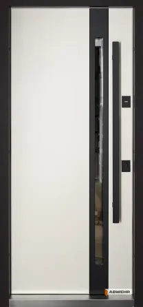 Двері вуличні, модель 506 Nordi Glass RAL 8019Т/ВСМ мдф+словнова кістка супермат  З ТЕРМОРОЗРИВОМ 860 Київ